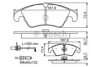 BOSCH 0 986 494 201 Brake Pad Set, disc brake